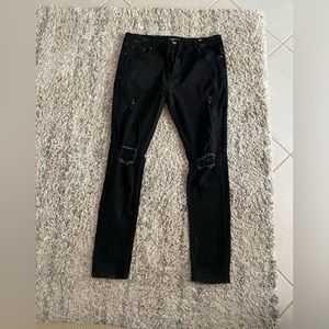COPY - Serenade Black Distressed Jeans
